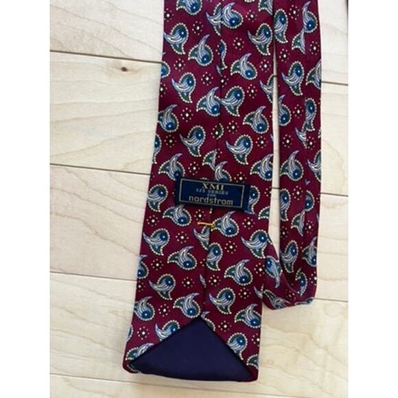 Lot of paisley colorful men's ties from Nordstrom, JW Robinson, XMI and N Martin - Picture 2 of 13